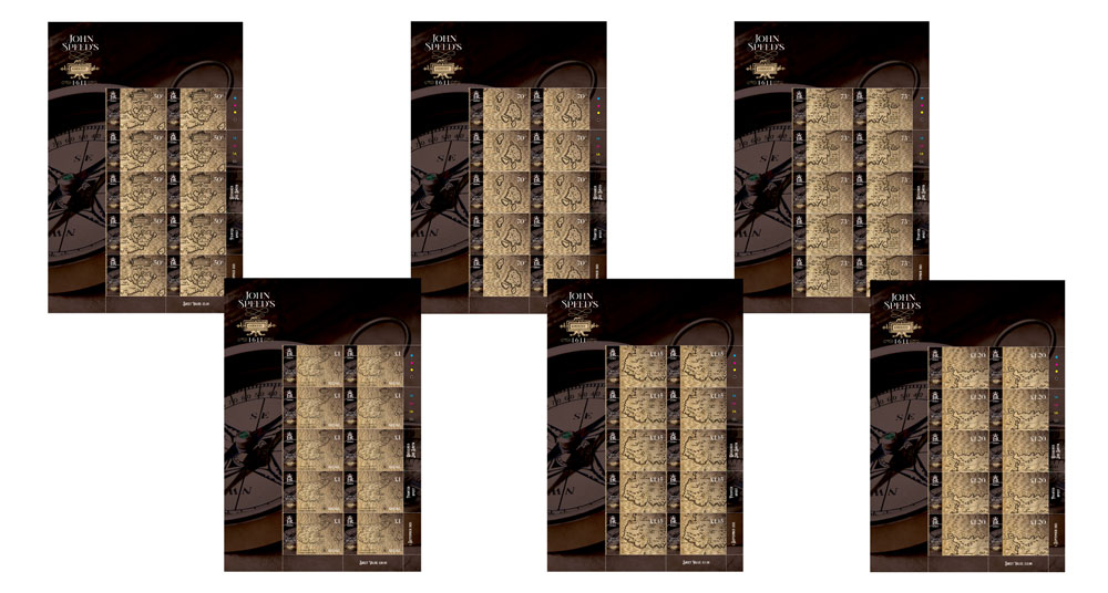 Sheets of 10